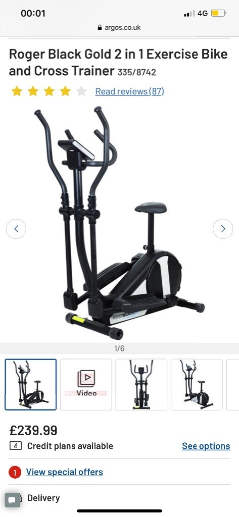 argos turbo trainer